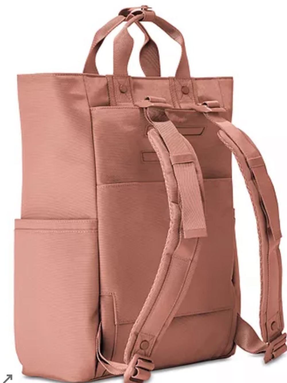 NWT! Dagne Dover Petra Convertible Tote in Warm Dust - Picture 5 of 15